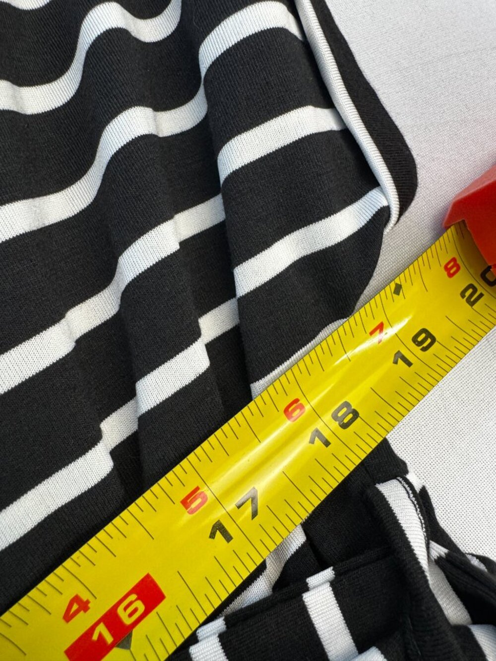 NWT BloomChic Supersoft Essentials Black White Stripe A-Line T-Shirt Dress 14-16 - Picture 10 of 13